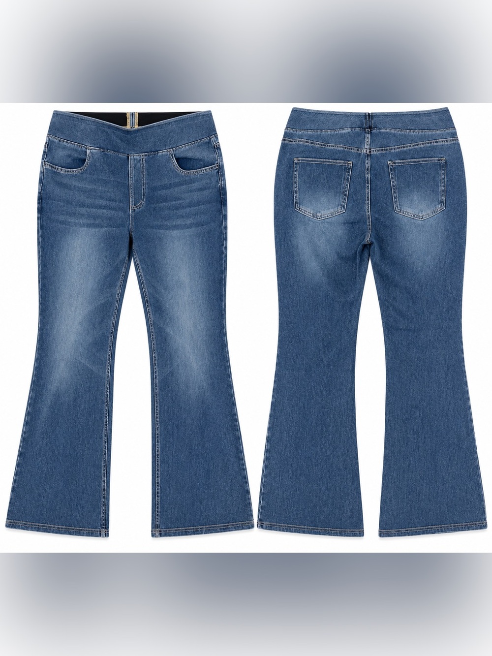 HALARA Flex High Waisted Bootcut Jeans L Petite Stretch Denim